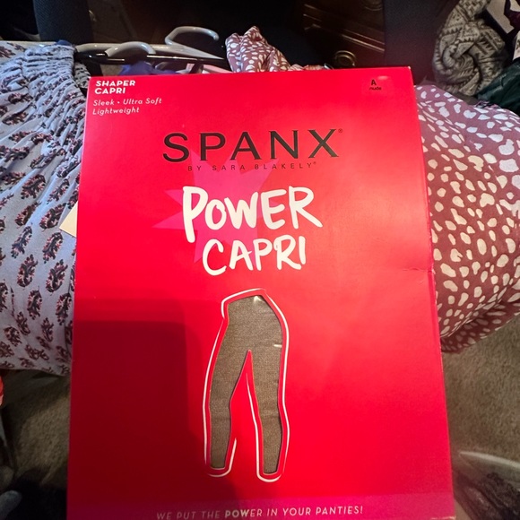 SPANX Accessories Nwt Spanx Power Capri Shapewear Size A Color Nude